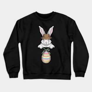 Easter Egg - Rabbit Happy Easter Crewneck Sweatshirt